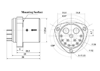 Hoog nauwkeurige versnellingsmeter detector met bias ≤ 5 mg en schaalfactor 1,2 1,6 mA/G