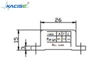 K-3JSJ-300 Small Size Triaxial Accelerometer Sensor Module met hoge frequentie 0,5 ~ 4,5 V Analoogspanningsuitgang