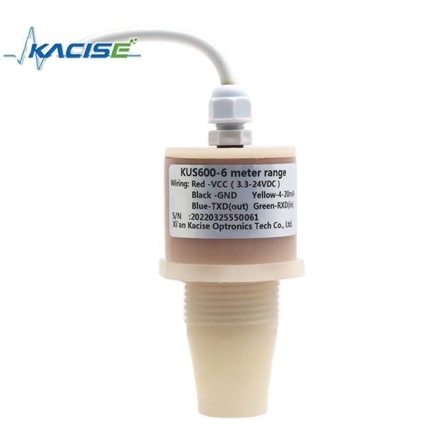 RS485-uitvoer ultrasone niveausensor met 3,3 V laag vermogen en IP68 waterdicht voor afvalzwembad