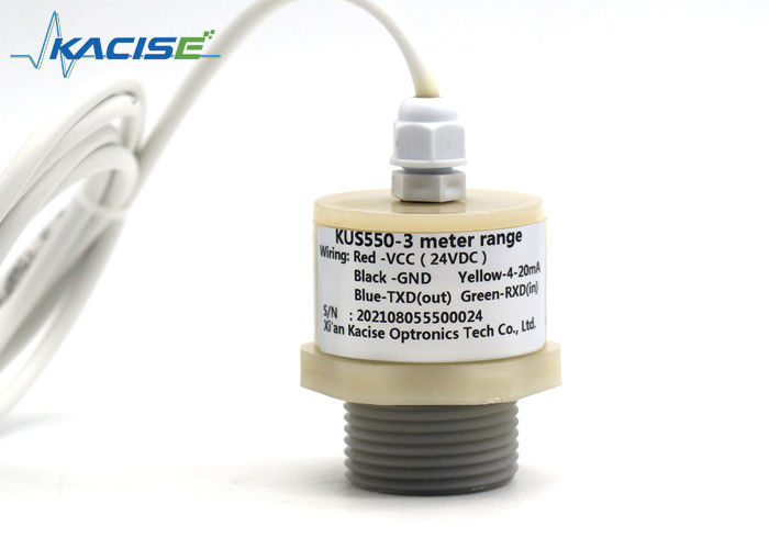 PTFE waterdichte ultrasone waterniveausensor met RS485-uitgang voor bewaking van rioolwater
