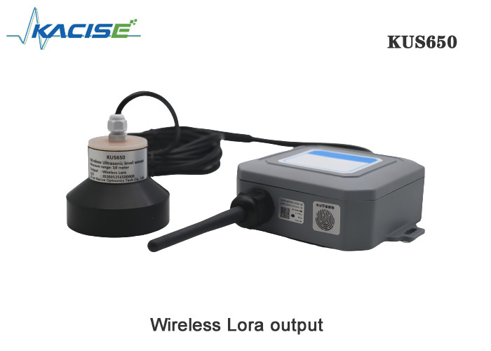 KUS650C draadloze ultrasone niveausensor met laag vermogen en bereik van 10 m met 4G/Lora/GPRS/NB