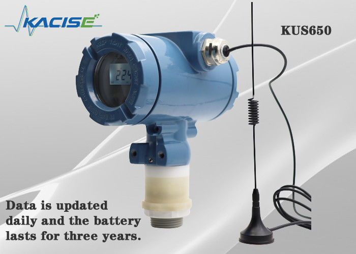 KUS650A 3m bereik draadloze ultrasone niveausensor met IP68-bescherming en 4G/Lora/GPRS/NB-uitgang voor vloeistofniveaumetingen