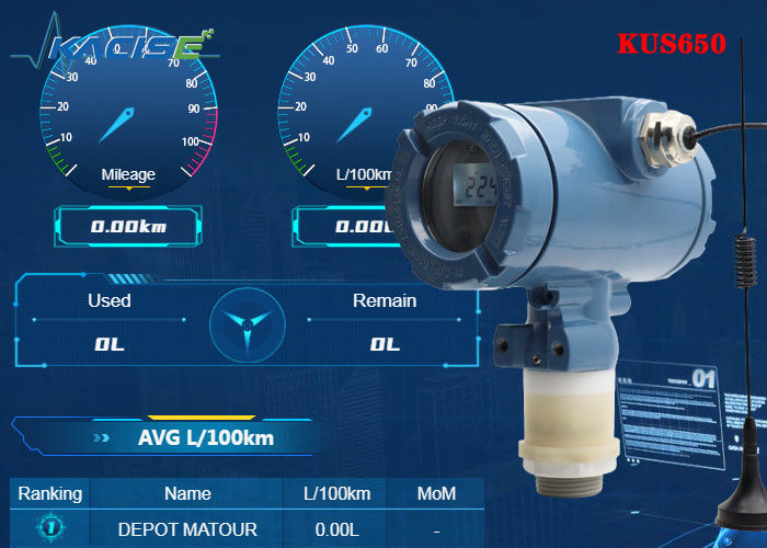 KUS650A 3m bereik draadloze ultrasone niveausensor met IP68-bescherming en 4G/Lora/GPRS/NB-uitgang voor vloeistofniveaumetingen