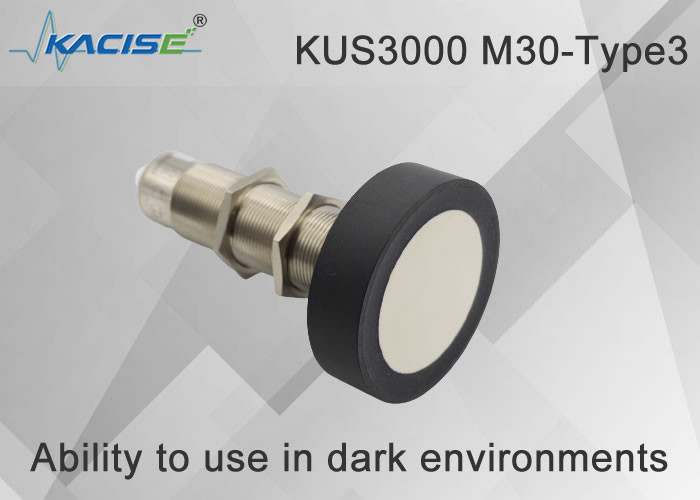KUS3000 M30-Type3 kleinste ultrasone niveautransducer met indicator en groot bereik