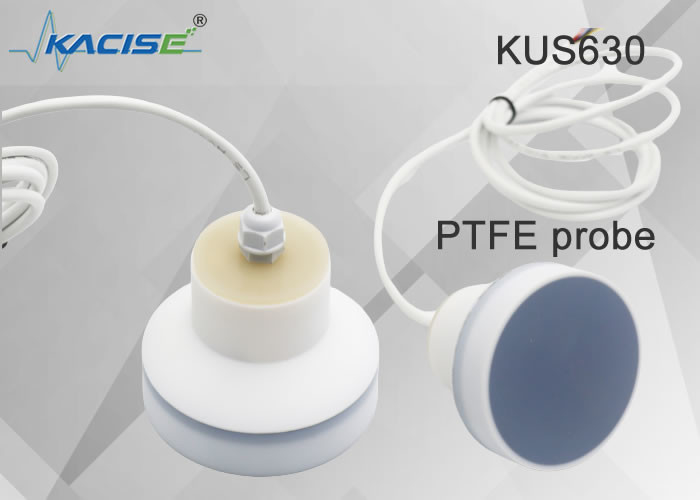 PTFE/PVC bereik 15m uitgang RS485 of 0~5V draadloze ultrasoonwaterniveausensor