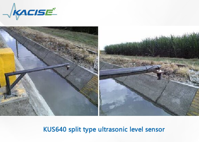 KUS640 ultrasone niveausensor met display voor continue niveaumeting van vloeistoffen en vaste stoffen