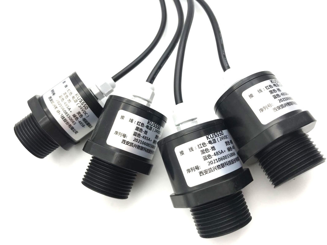 3m range ultrasone niveausensor met RS485-uitgang en PTFE behuizing voor corrosieve omgevingen