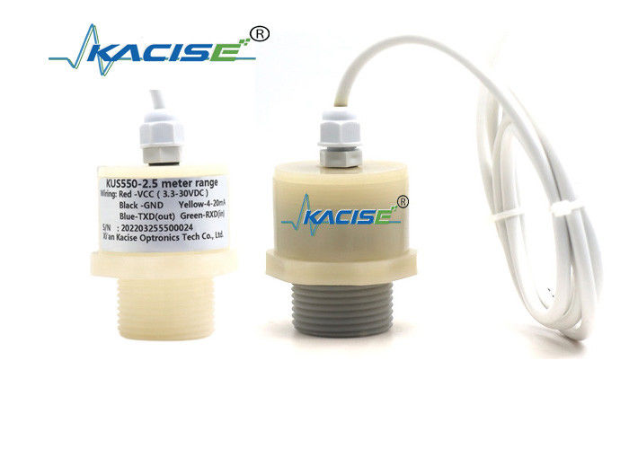 Intelligente ultrasoonwaterspiegelsensor met RS485-uitgang en PTFE-hulling voor rioleringsplassen
