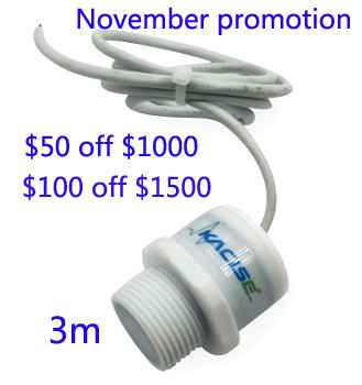 Laag stroomverbruik intelligente ultrasone 3m waterniveausensor RS485 Uitgang Riolering Zwembad PTFE waterniveaumeter