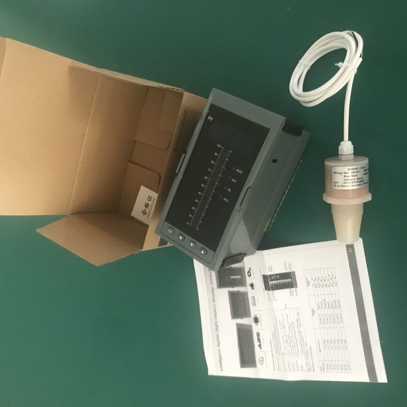 5 m intelligente Ultrasone water niveau meter 5 V RS485 output PVDF liquide Niveau Sensor KUS600