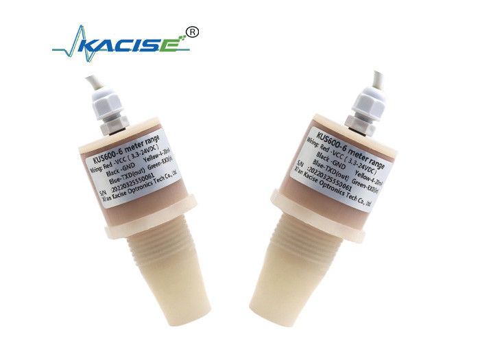 Laag vermogen 3,3 V ingang IP68 waterdicht 5 m detectiebereik KUS600B ultrasone waterniveausensor met RS485-uitgang