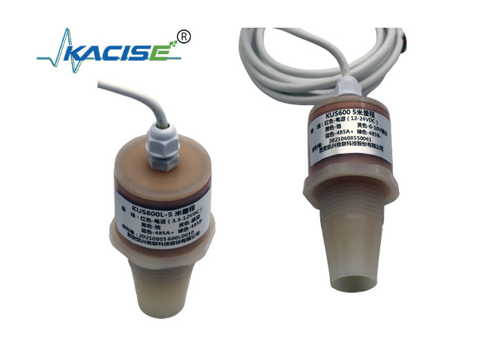 intelligente ultrasone waterniveaumeter 5V RS485 uitgang PVDF liquide niveausensor KUS600