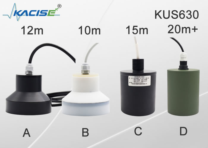 KUS630-serie 24V ultrasone niveaumeter met RS-485-interface voor niet-contactmeting