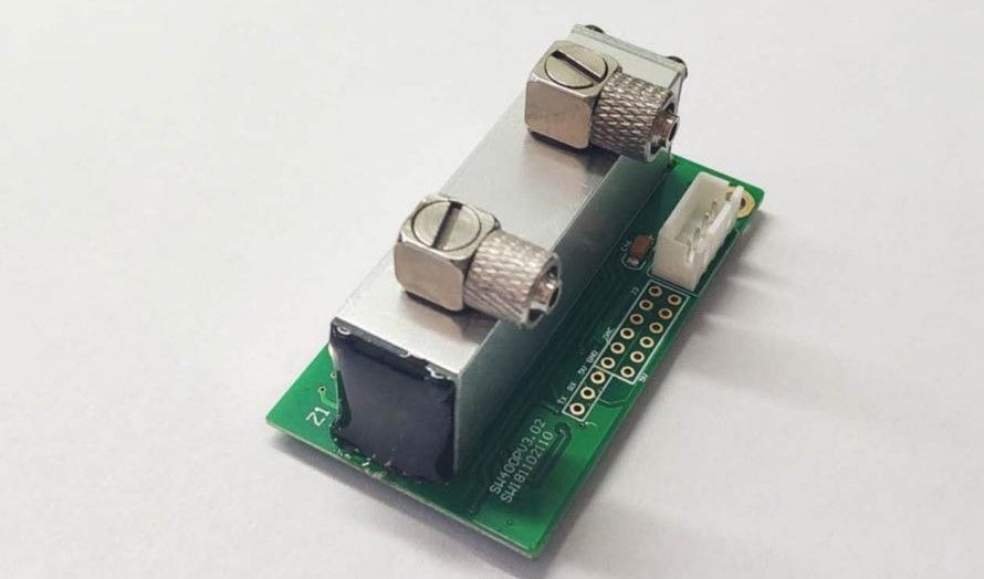 NDIR CO2-sensormodule met detectiebereik van 50.000 ppm ± 20 ppm nauwkeurigheid en levensduur van 10 jaar