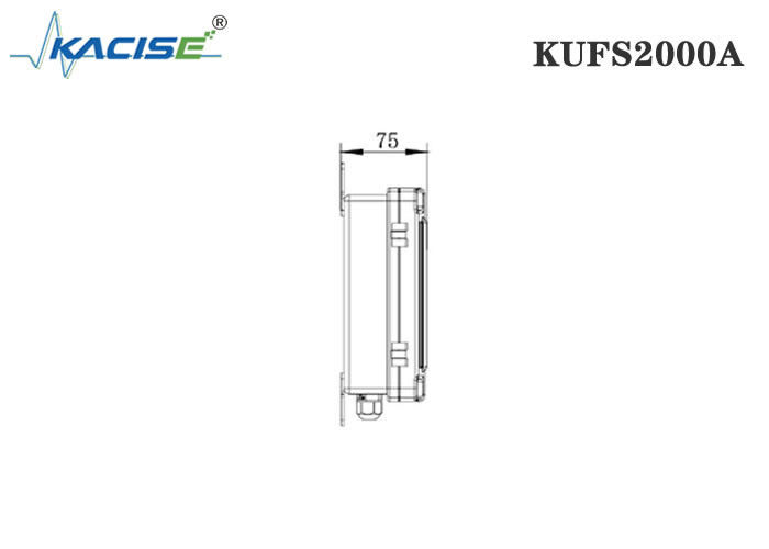 Ultrasone flowmeter voor wandmontage met bidirectionele meting voor DN32-DN6000-leidingen