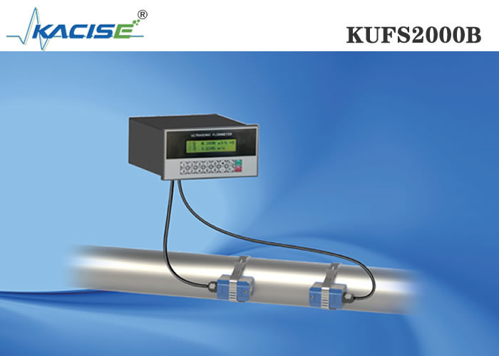 Clamp On Type Ultrasone Stroommeter Panel Mount KUFS2000B met een nauwkeurigheid ≤ 1%