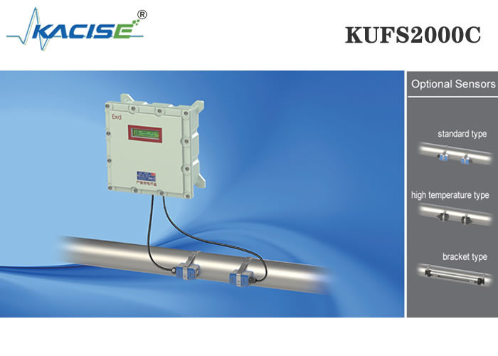 KUFS2000C de explosiebestendige Ultrasone Klem van de Stroommeter op Type