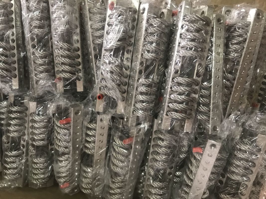 Roestvrijstalen draad touw isolaator Anti-schok met 7Hz-15Hz natuurlijke frequentie voor industriële en maritieme toepassingen