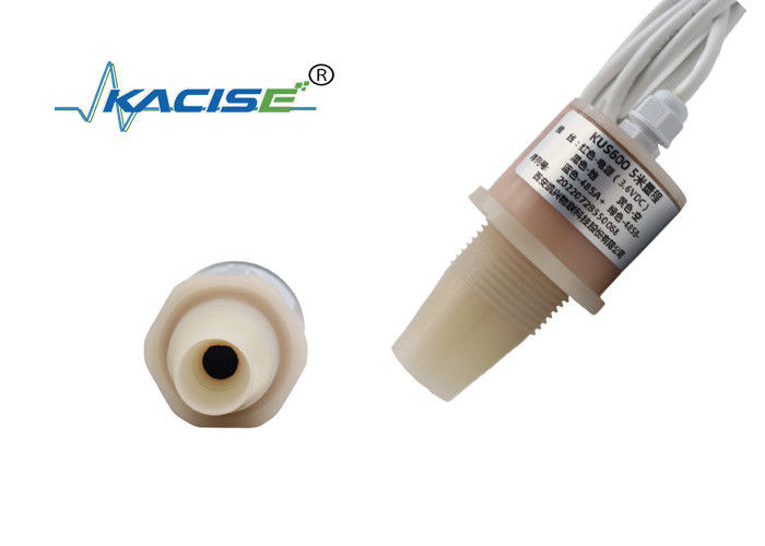 RS485 Uitgang 5m Detectiebereik PVDF Ultrasone waterstandmeter voor voedselverwerkende installaties
