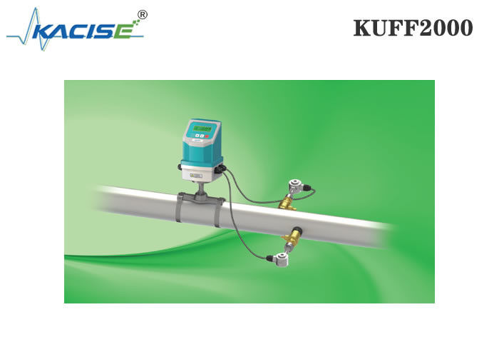 KUFF2000 Ultrasone flowmeter met vaste inbreng en ±1% nauwkeurigheid voor DN50-DN6000 buismaten en bidirectionele metingen