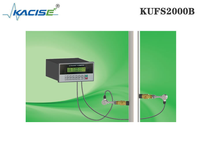 KUFS2000B Panel Mount Insertion Ultrasonic Flow Meter met ±1% nauwkeurigheid voor DN50-DN6000-buizen en RS485 MODBUS-interface