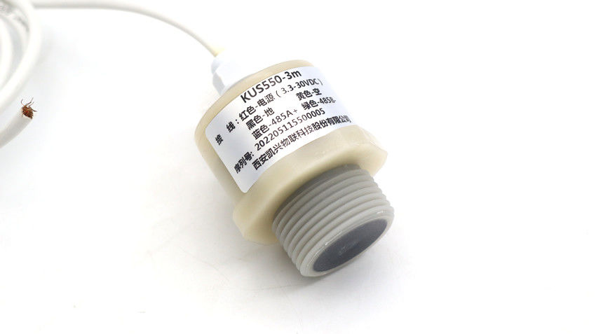 Ultrasone sensor met RS485-uitgang en analoge spanningsuitgang voor aanpasbare niveau meting