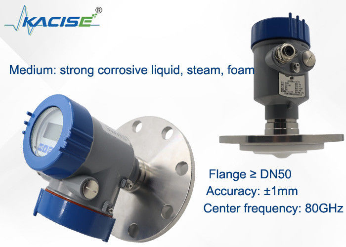 Kacise 80GHz Radar Level Transmitter met RS485 Modbus Output voor 100m Range Level Meting