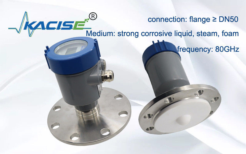 Kacise 80GHz Radar Level Transmitter met RS485 Modbus Output voor 100m Range Level Meting