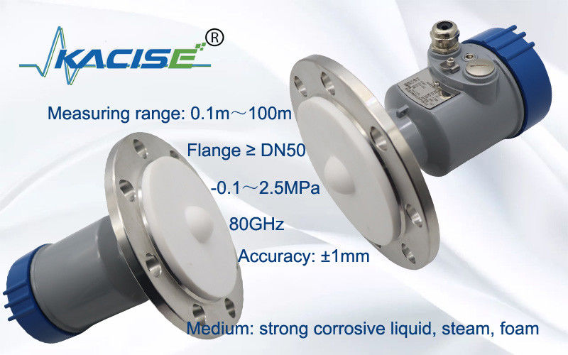 OEM 80GHz verstelbare frequentie radar niveau zender met Exia IIC T6 Ga/Exd ia IIC T6 Gb explosiebestendige en IP67 bescherming