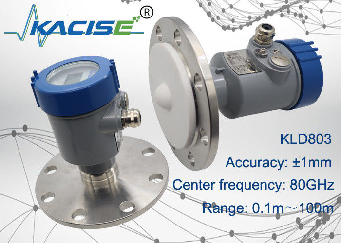 KACISE OEM 80GHz radarniveau sensor met 4-20mA uitgang en IP67 bescherming voor hoog niveau meting