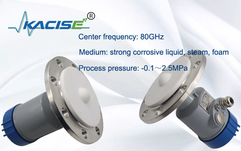 80 GHz radarelevemeter voor hoge temperatuur en corrosieve tanks met FMCW-technologie