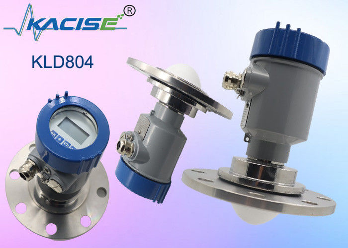 Kacise OEM 80GHz radarniveausensor 100m bereik FMCW radarniveaumeter met IP67-bescherming en display