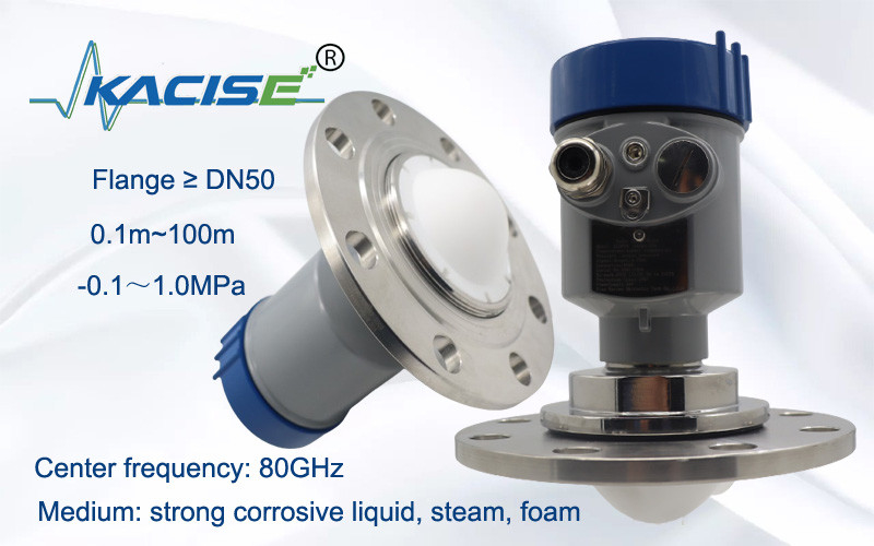 Sterke Corrosieve Vloeibare Chemische het Niveausensor 80m FMCW KLD804 van de Tanksradar