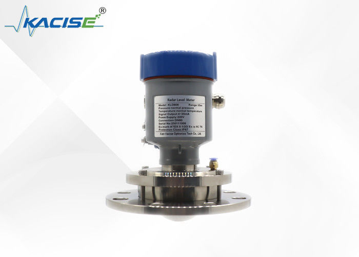 80 GHz radarniveaumeter met IP67-bescherming en PTFE-antenne voor hoge nauwkeurigheid
