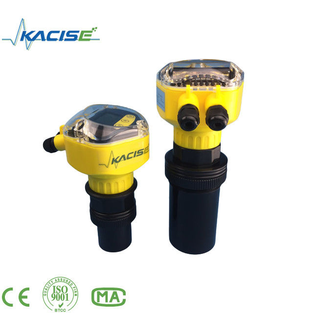 Ultrasone niveausensor met IP67-bescherming, roestvrijstalen behuizing en 60 m meetbereik voor afvalwater- en ondergrondse tanks
