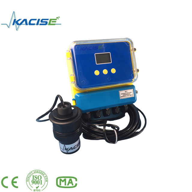 Ultrasone niveausensor met IP67-bescherming, roestvrijstalen behuizing en 60 m meetbereik voor afvalwater- en ondergrondse tanks
