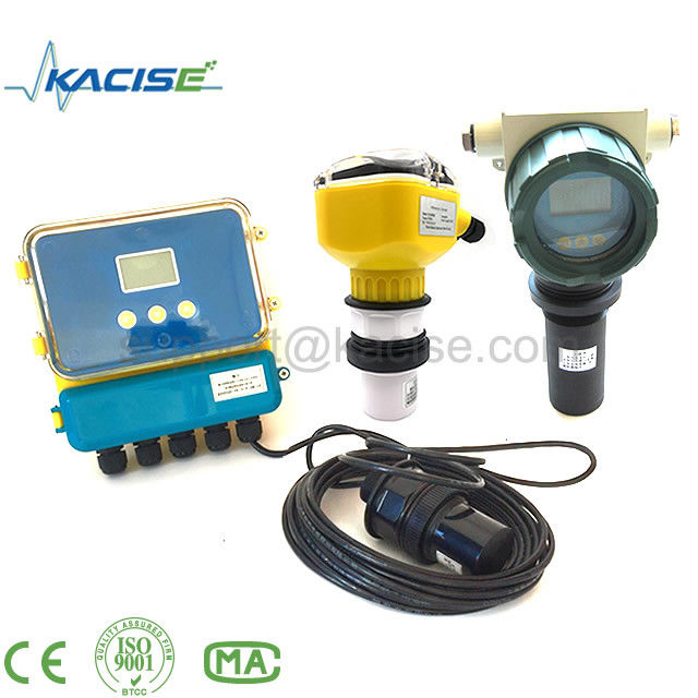 Ultrasone niveausensor met IP67-bescherming, roestvrijstalen behuizing en 60 m meetbereik voor afvalwater- en ondergrondse tanks