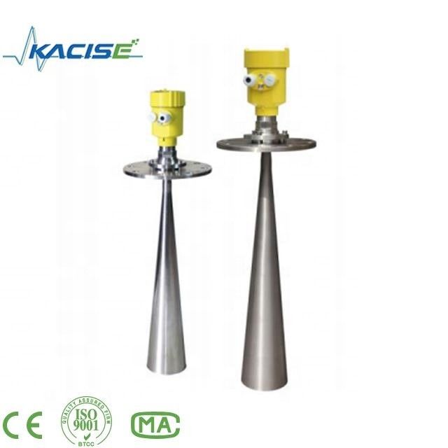 26 GHz radarniveau sensor met 10-80m meetbereik en IP67-bescherming voor vloeibare en vaste metingen