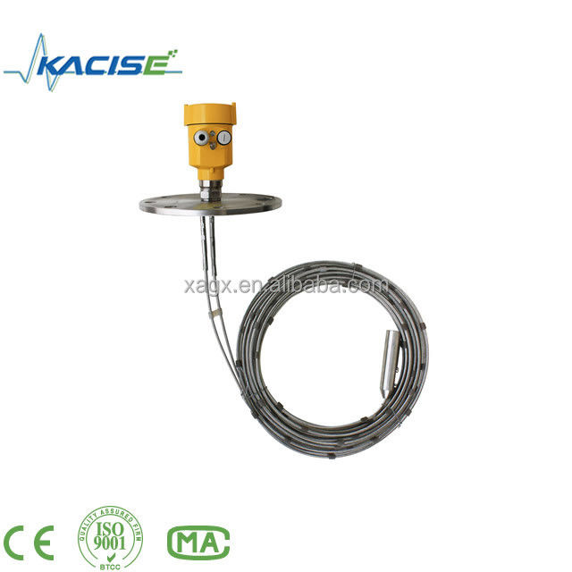 KLD70-serie geleide golfradarniveaumeter met (-200~400) °C temperatuurbereik, 6~30m meetbereik en 4-20mA / HART-uitgangssignaal
