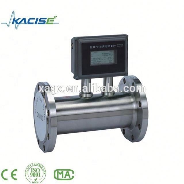 Biogasstroommeter CO2-turbine waterstofgasstroommeter met explosieve beveiliging ExdIIBT6 of EXiallCT4