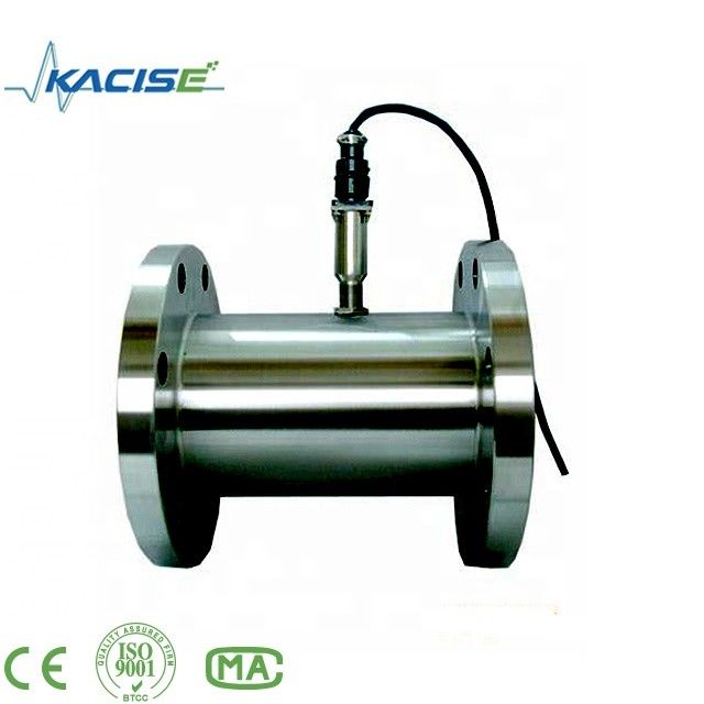 High Accuracy ±0.2% Turbine Flow Meter voor diesel en brandstof olie met 24VDC stroomtoevoer en roestvrij staal constructie