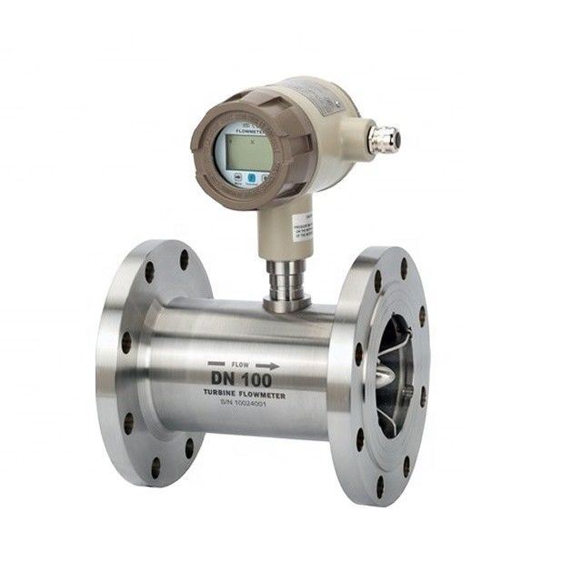 Zeer nauwkeurige SS316-turbinestroommeter met 4-20 mA-uitgang voor stookolie en digitale metingen