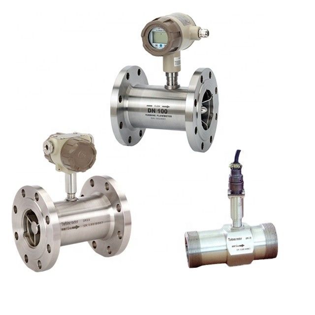 Zeer nauwkeurige SS316-turbinestroommeter met 4-20 mA-uitgang voor stookolie en digitale metingen