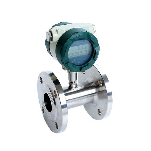 High Accuracy ±0.2% Turbine Flow Meter voor dieselbrandstof en olie met SS304/SS316 materiaal en 4-20mA output