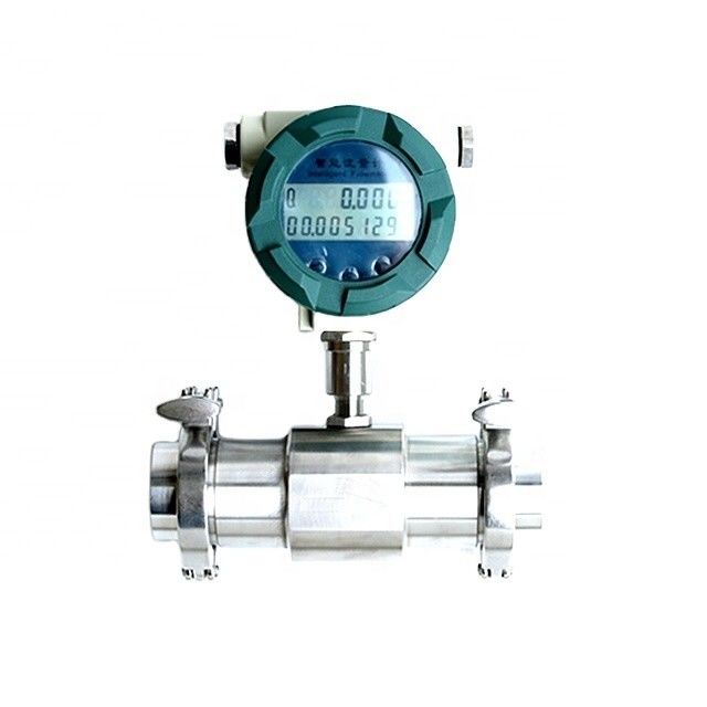 Sanitaire stroommeter met SS304/SS316-materiaal en ±0,2% nauwkeurigheid voor de aansluiting van de klem van de stroommeter voor turbines van levensmiddelen