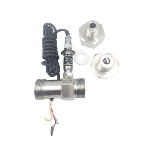 Hoge nauwkeurigheid SS304/SS316 turbinestroommeter met flens/draad/sanitaire aansluiting voor sap en bier