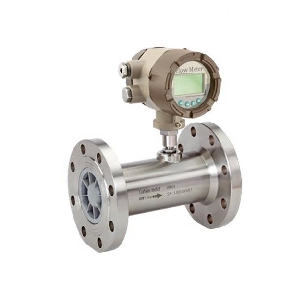 Hoge nauwkeurigheid SS304/SS316 turbinestroommeter met flens/draad/sanitaire aansluiting voor sap en bier