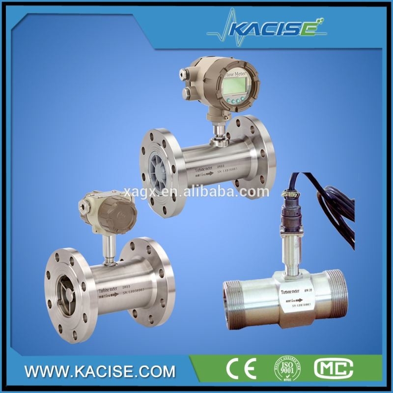 Digitale digitale stroommeter Turbine Waterturbines te koop met materiaal SS304, SS316