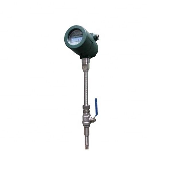 Ultrasone luchtstroommassmeter met 4-20mA-uitgang, 15 mm-6000 mm buisgrootte en een nauwkeurigheid van 1,0%.