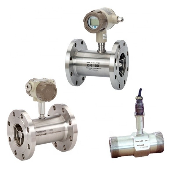 1/8' - 2' Turbine stroommeters Meting van kleine stroom Liquid Straight Tube Stroommeter voor plantaardige olie
